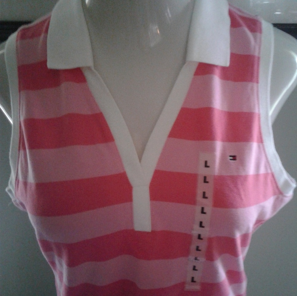 🐩 Tommy Hilfiger Striped V-neck Pullover 🐩